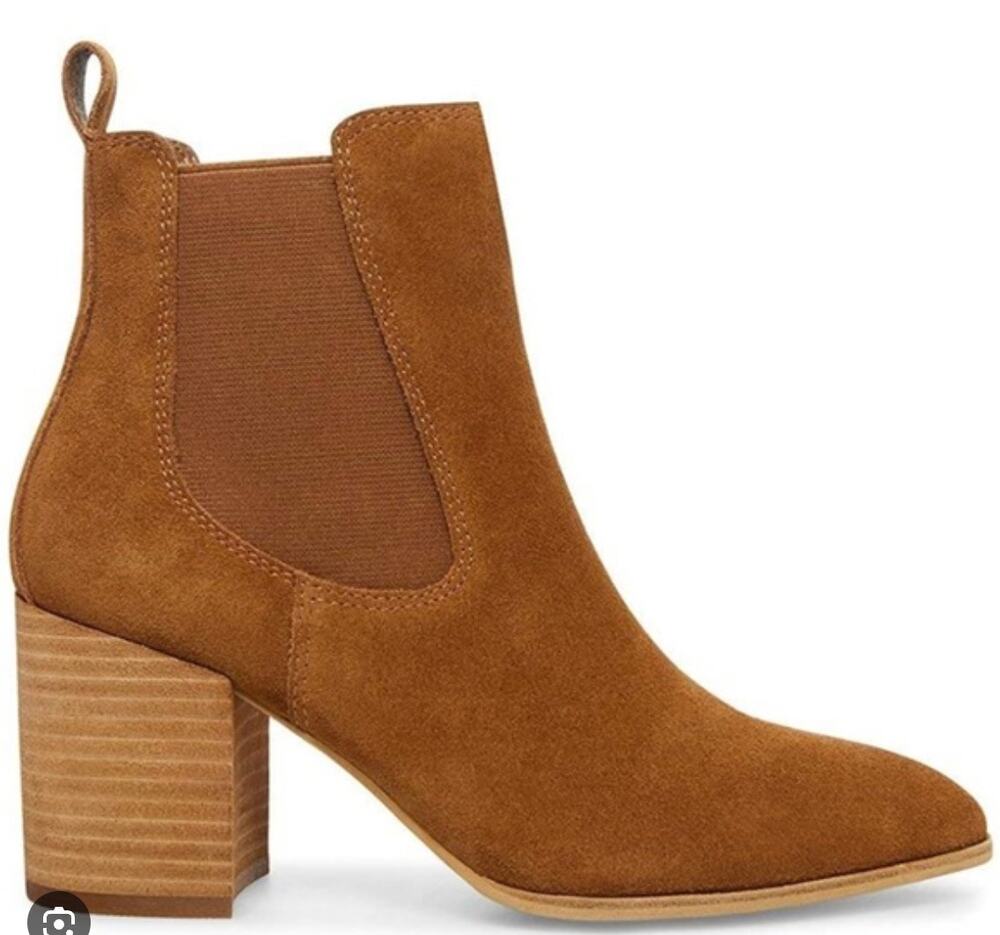 Steve Madden Addy Brown Suede Boots size 6